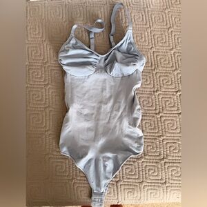 Light Blue One-Piece Bodysuit